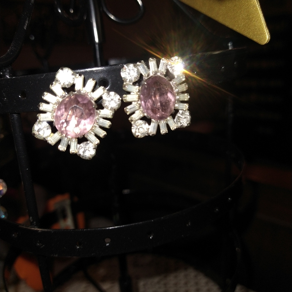 Gourgouse Sterling Vintage Earrings
